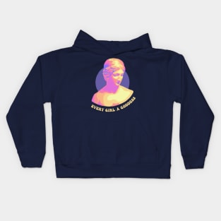 Every Girl a Goddess Kids Hoodie